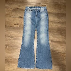 Lucky Brand Medium Blue Wide Leg Jeans
